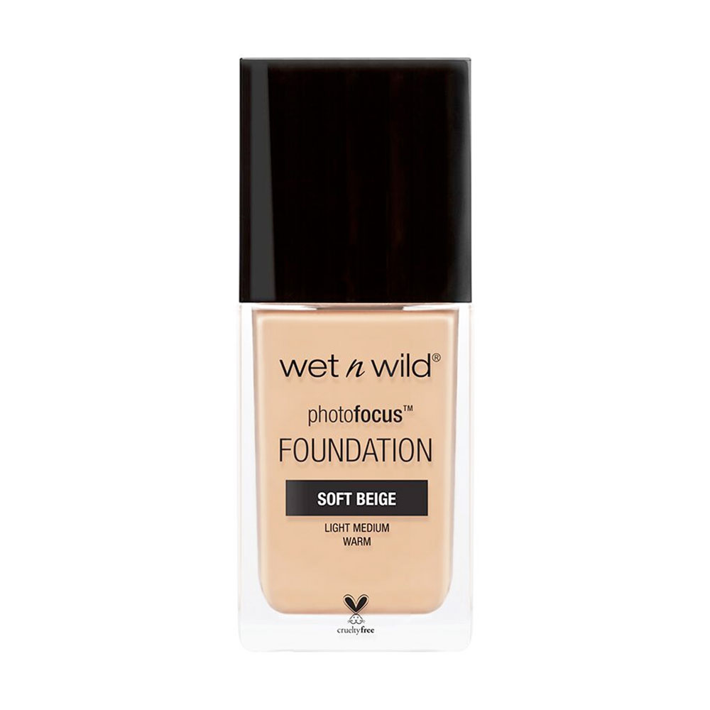 Уцінка! Тональна основа для обличчя Wet n Wild Photo Focus Foundation, Soft Beige, 30 мл